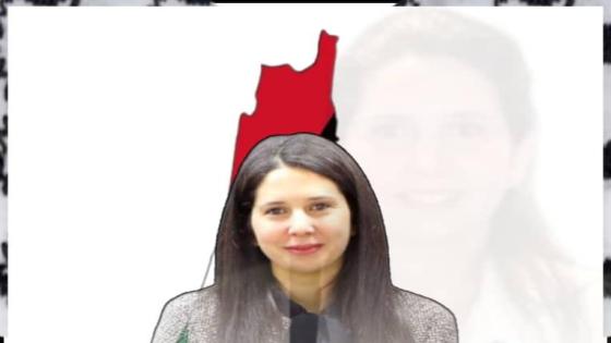 نهاد يونس ــ وسام على صدر فلسطين