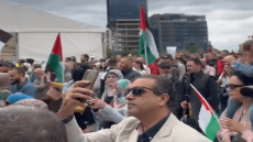 مسيرة تضامنية البانية مع شعبنا الفلسطيني وأهلنا في غزة